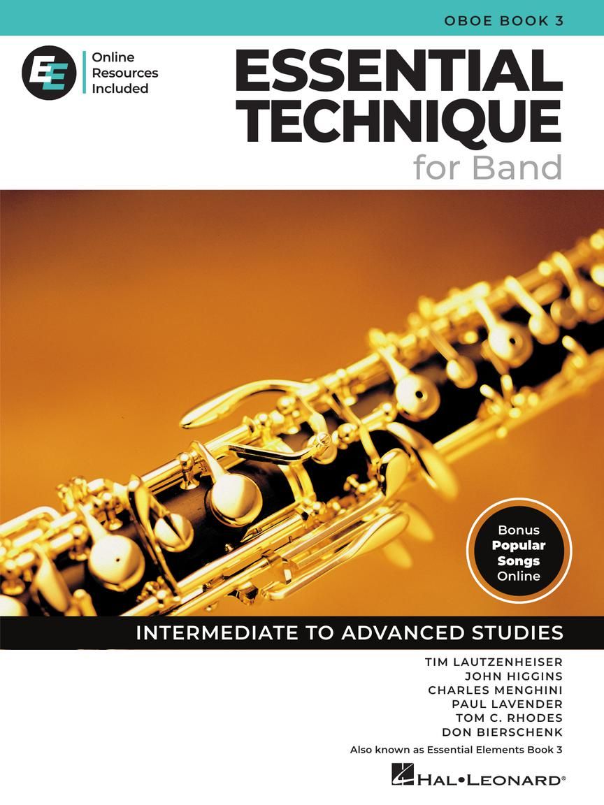 Essential Technique for Band – Oboe Book 3 with Online Resources Intermediate to Advanced Studies