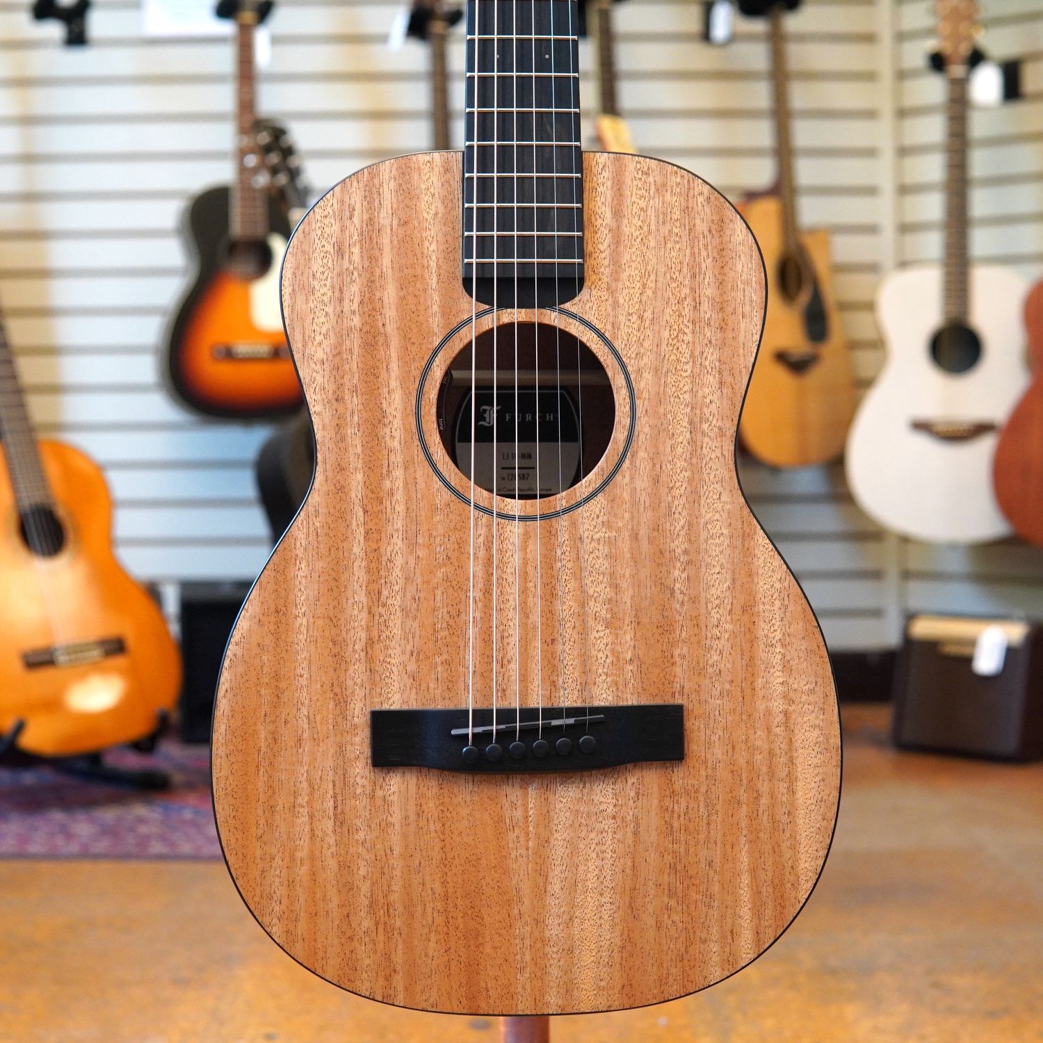 Furch LJ10-MM VTC Little Jane All-Mahogany Foldable Travel Acoustic-Electric Guitar w/Padded Gig Bag