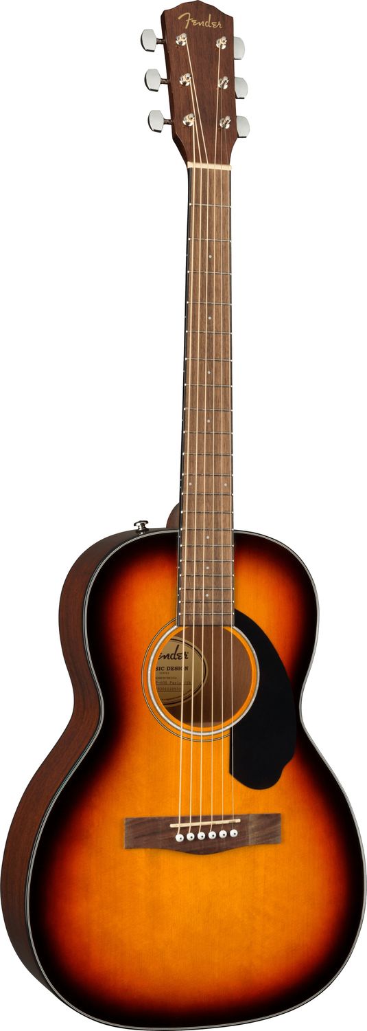 Fender CP-60S Parlor Acoustic Guitar 3-Color Sunburst