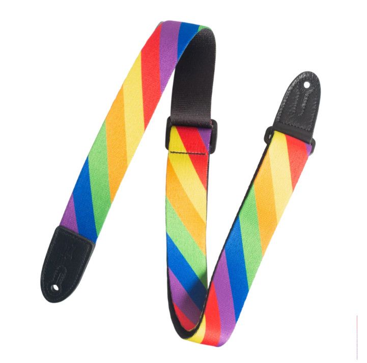 Levys Rainbow Multi Poly 1.5 Youth Strap
