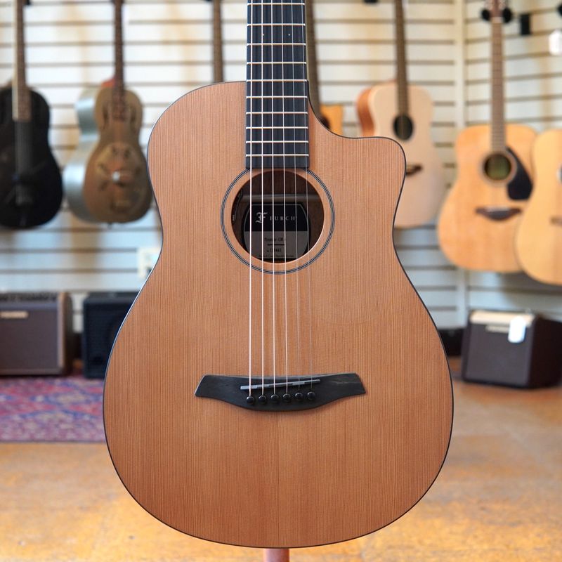 Furch Pioneer CM VTC Red Cedar/Mahogany Acoustic-electric Travel Guitar w/Padded Gig Bag