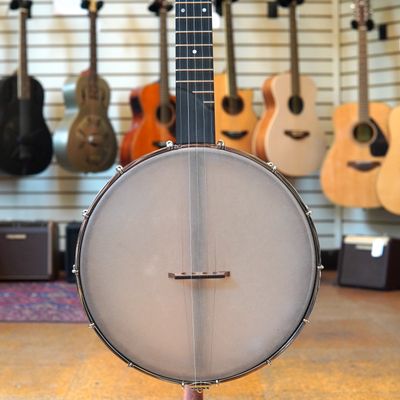 Ozark Banjo Company Sylamore Model 12&quot; Open Back Banjo Walnut w/Woody Tone Ring, Slotted Headstock