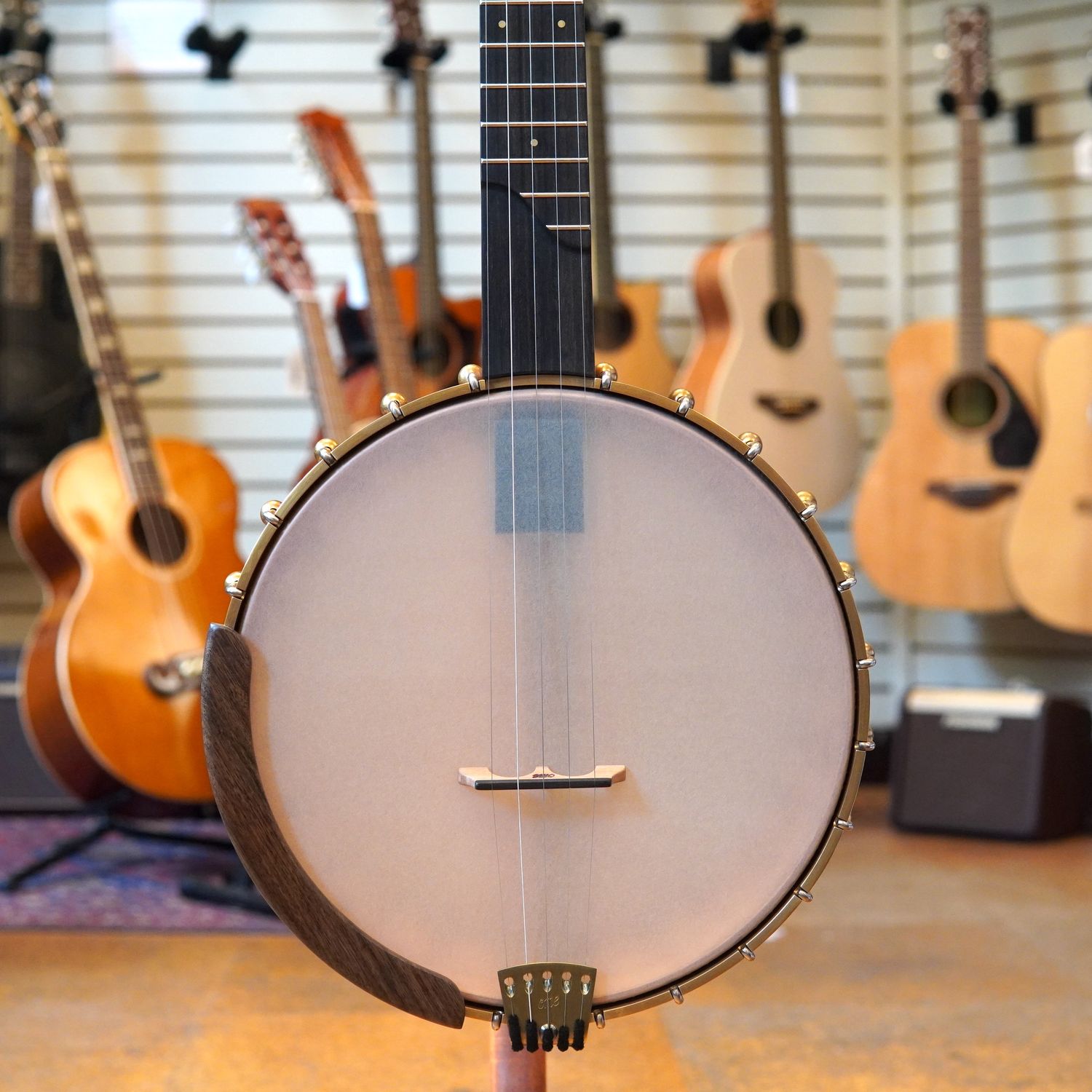 OME USA Tupelo 11&quot; Cherry Open Back Banjo w/Hard Case