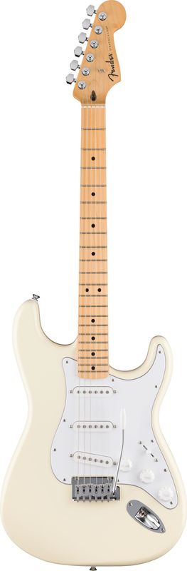 Fender Standard Stratocaster Electric Guitar Olympic White
