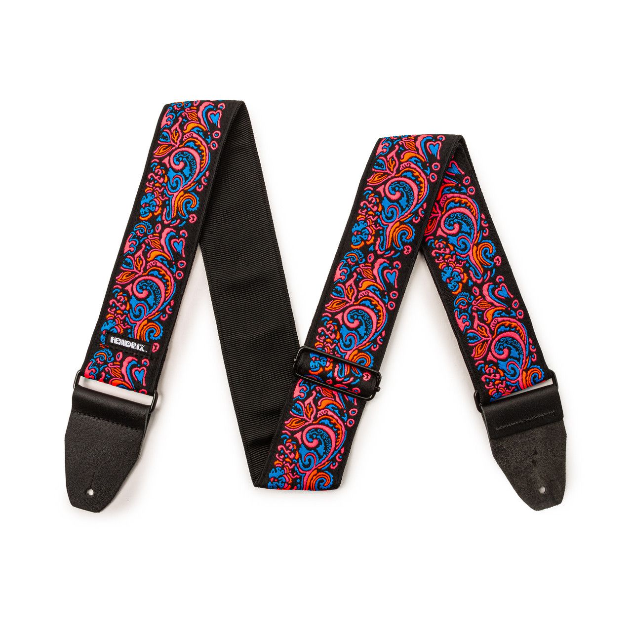 Dunlop Jimi Hendrix Blacklight Love Drops Pink Guitar Strap