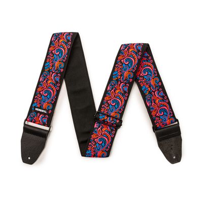 Dunlop Jimi Hendrix Blacklight Love Drops Pink Guitar Strap