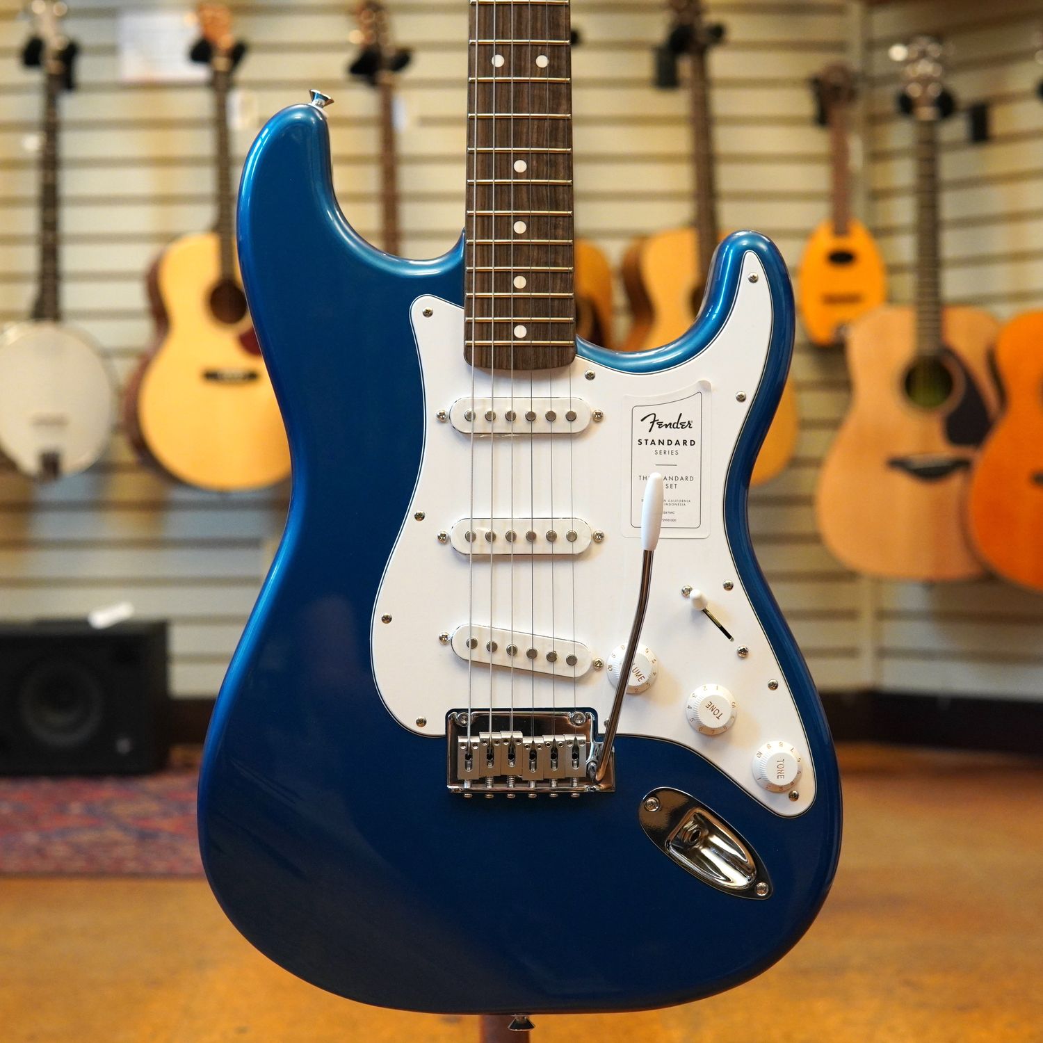 Fender Standard Stratocaster Electric Guitar Aqua Marine Metallic