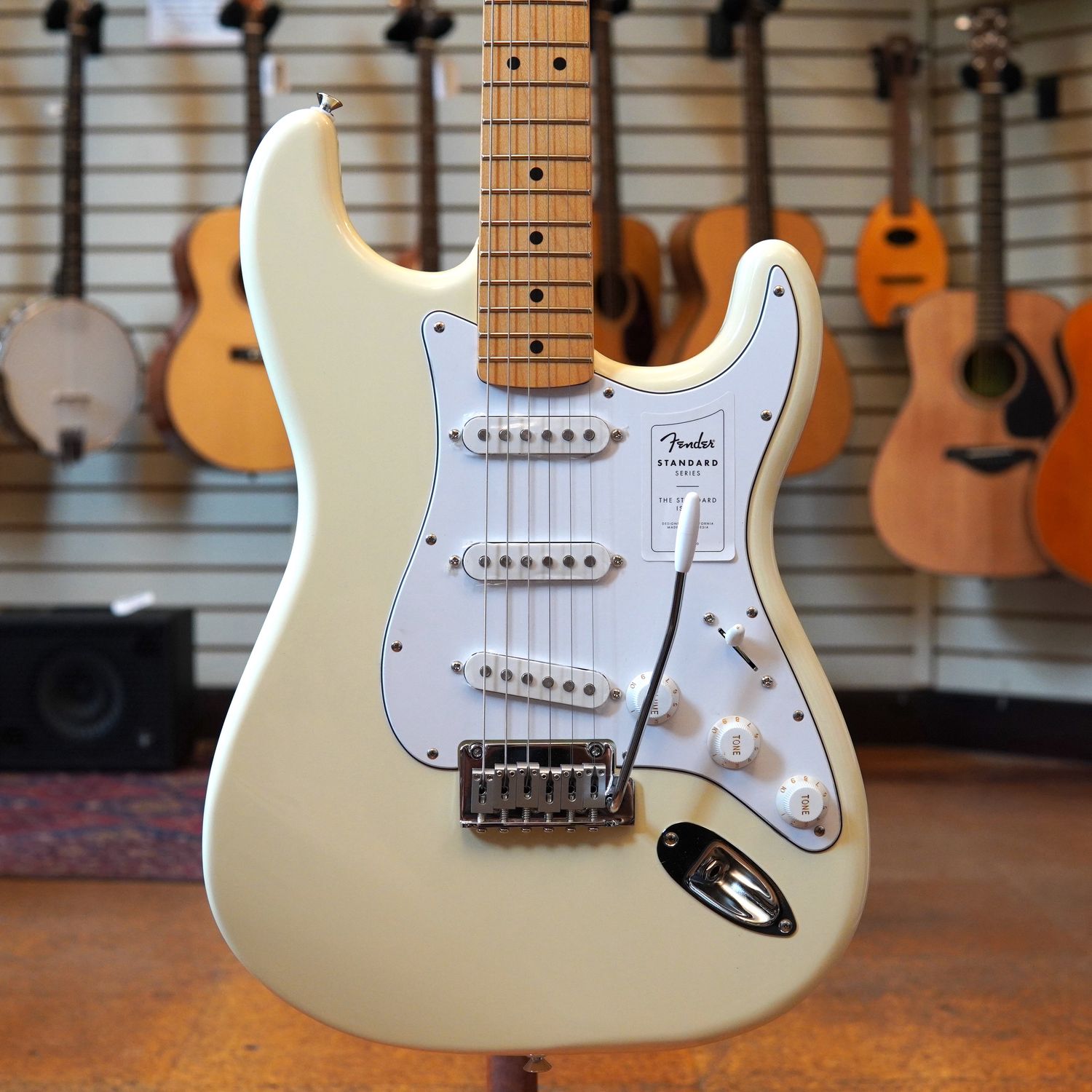 Fender Standard Stratocaster Electric Guitar Olympic White