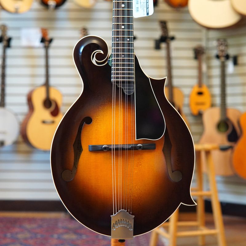 Northfield NFS-F5 F-Style F5 Standard Mandolin Sunburst w/Wide Nut, Scroll Inlay, Hard Case