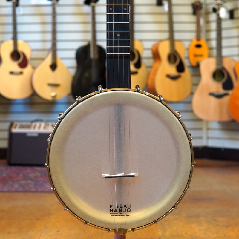 Pisgah Rambler Dobson 12&quot; Standard Scale Open Back Banjo Walnut w/Padded Gig Bag