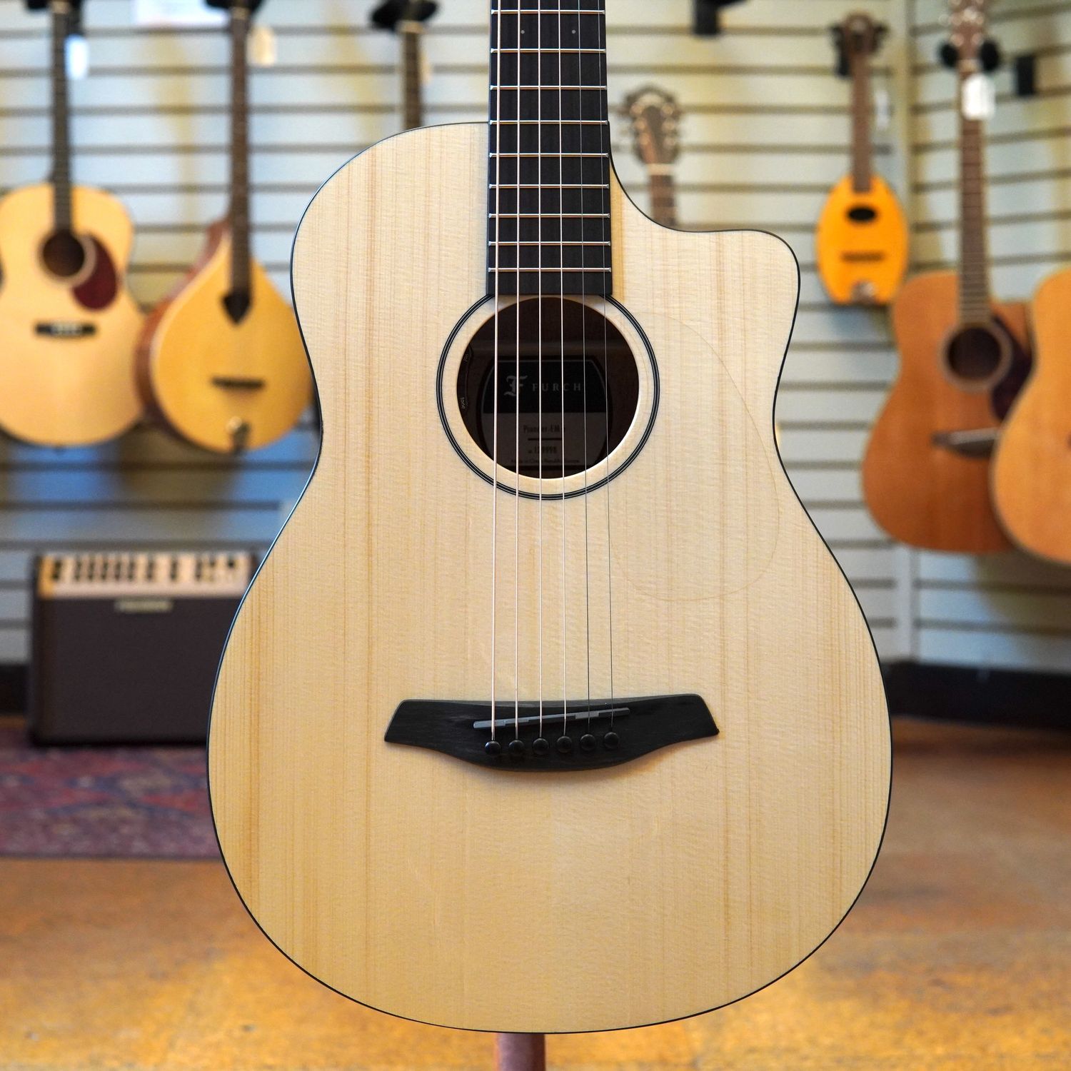 Furch Pioneer EM VTC Engelmann Spruce/Mahogany Acoustic-electric Travel Guitar w/Padded Gig Bag