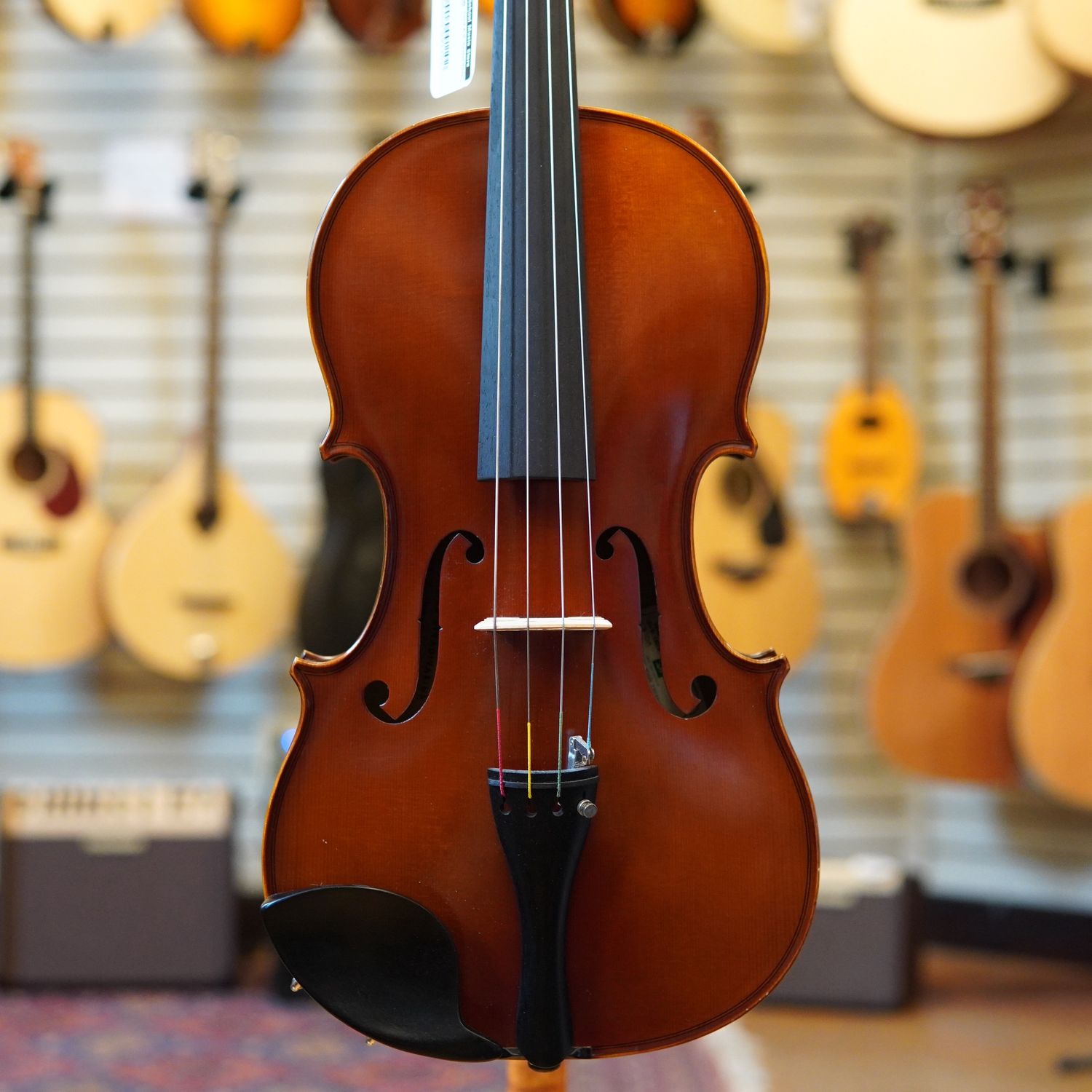 A.R. Seidel Germany VA10E2 15.5&quot; Viola 2007 w/Molded Hard Case, Bows