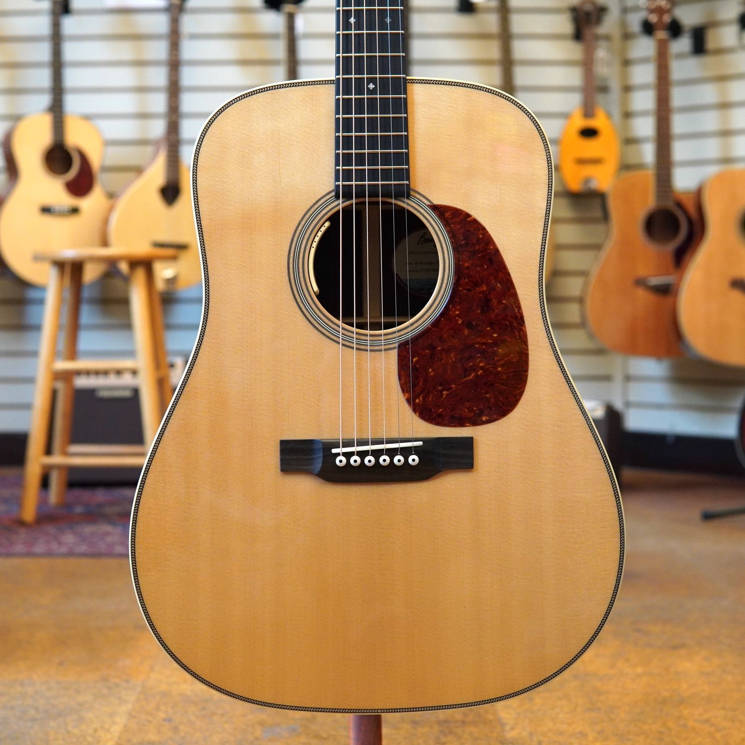 Bourgeois Touchstone Series Vintage/TS Dreadnought Acoustic-Electric Guitar w/LR Baggs Pickup, Hard Case