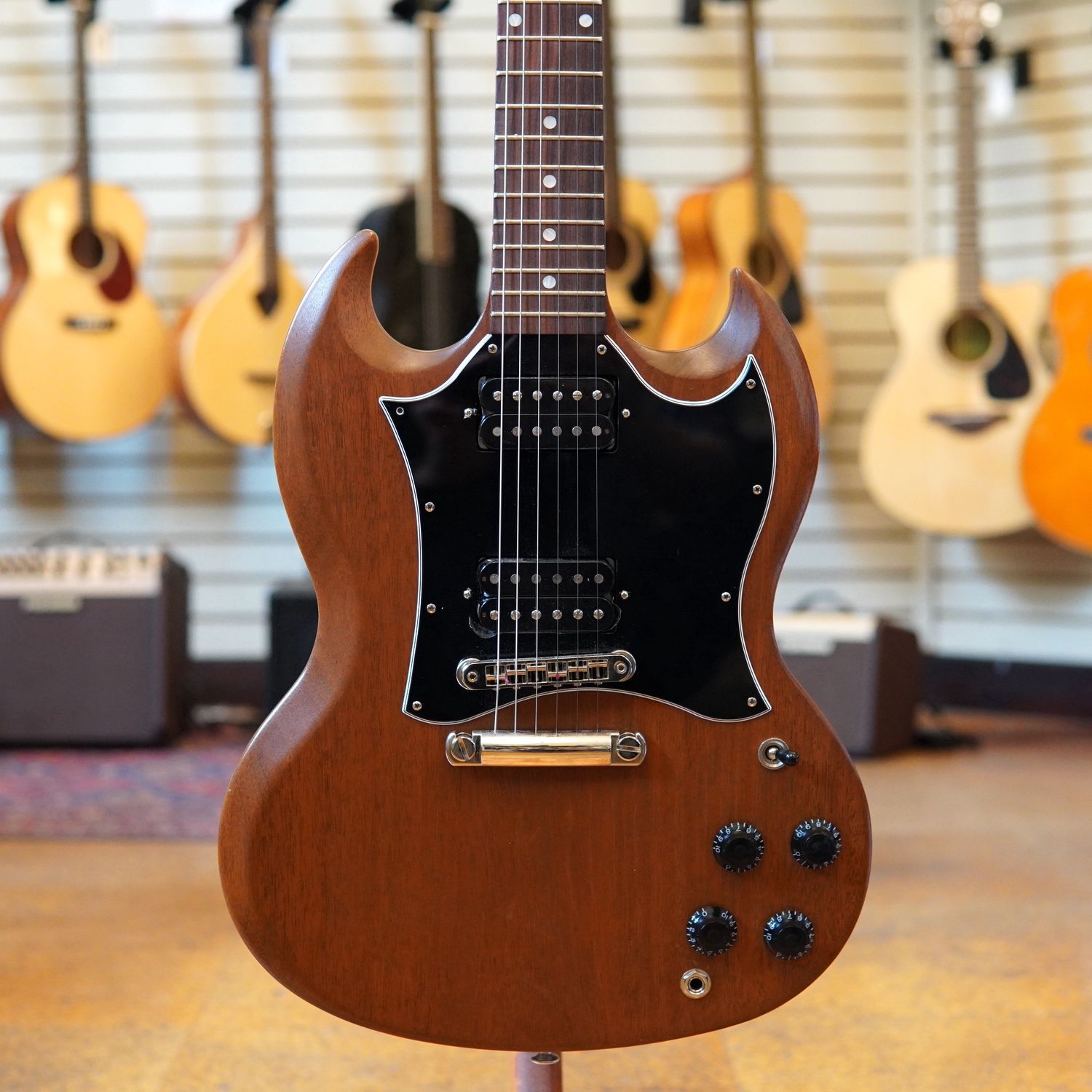 Gibson SG Tribute Electric Guitar 2022 Natural Walnut w/Padded Gig Bag