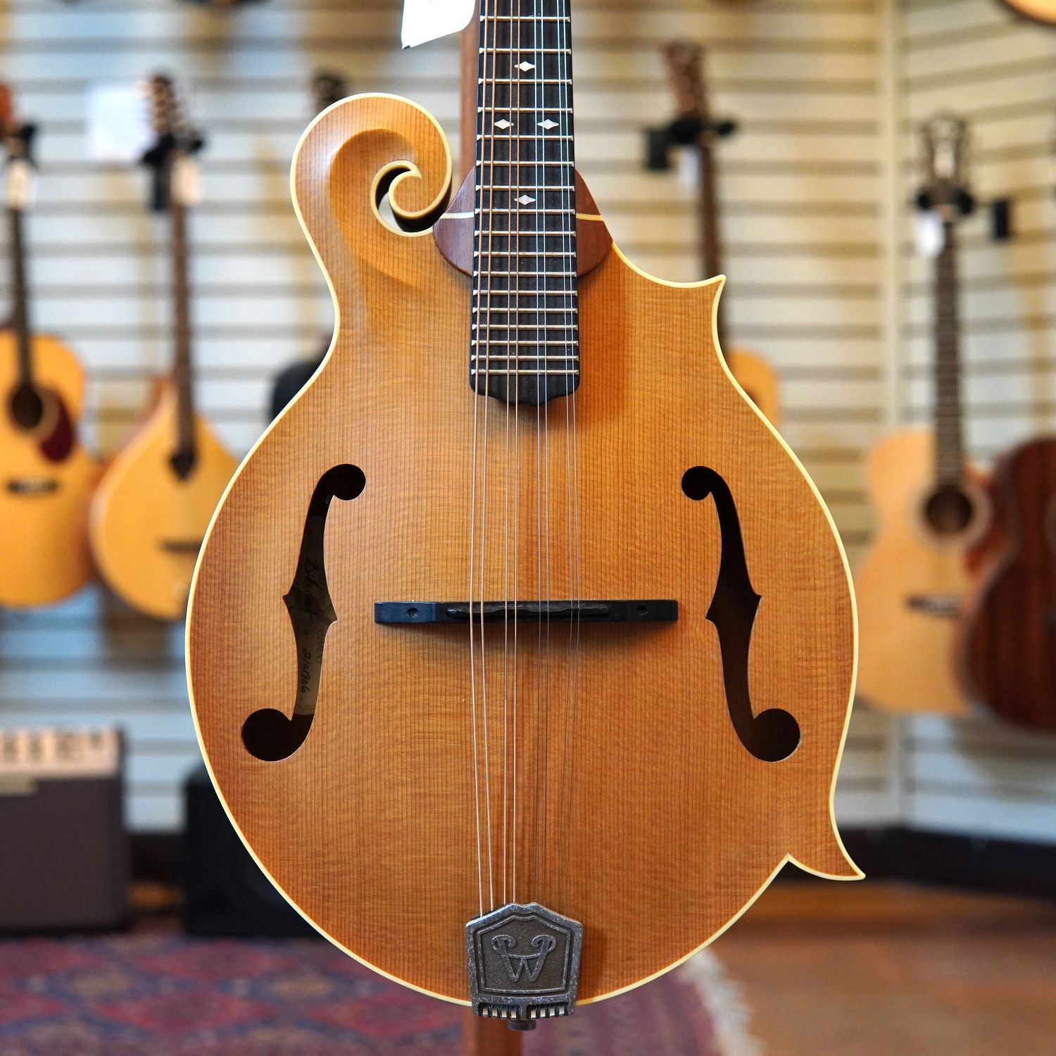 Weber Bitterroot F14-F Sitka Spruce/Mahogany F-Style Mandolin 2002 Natural Satin w/Fitted Hard Case