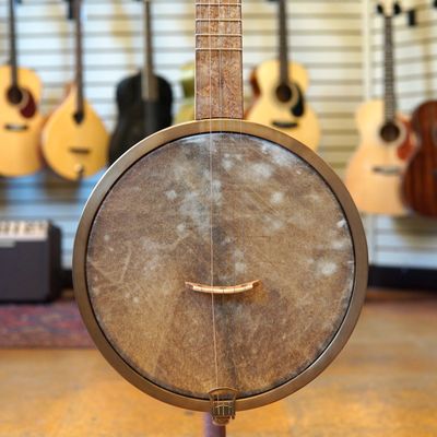 Adam Krefman (Oak Park, IL) AK14 10 3/4&quot; Figured Hickory Open Back Banjo w/Padded Gig Bag