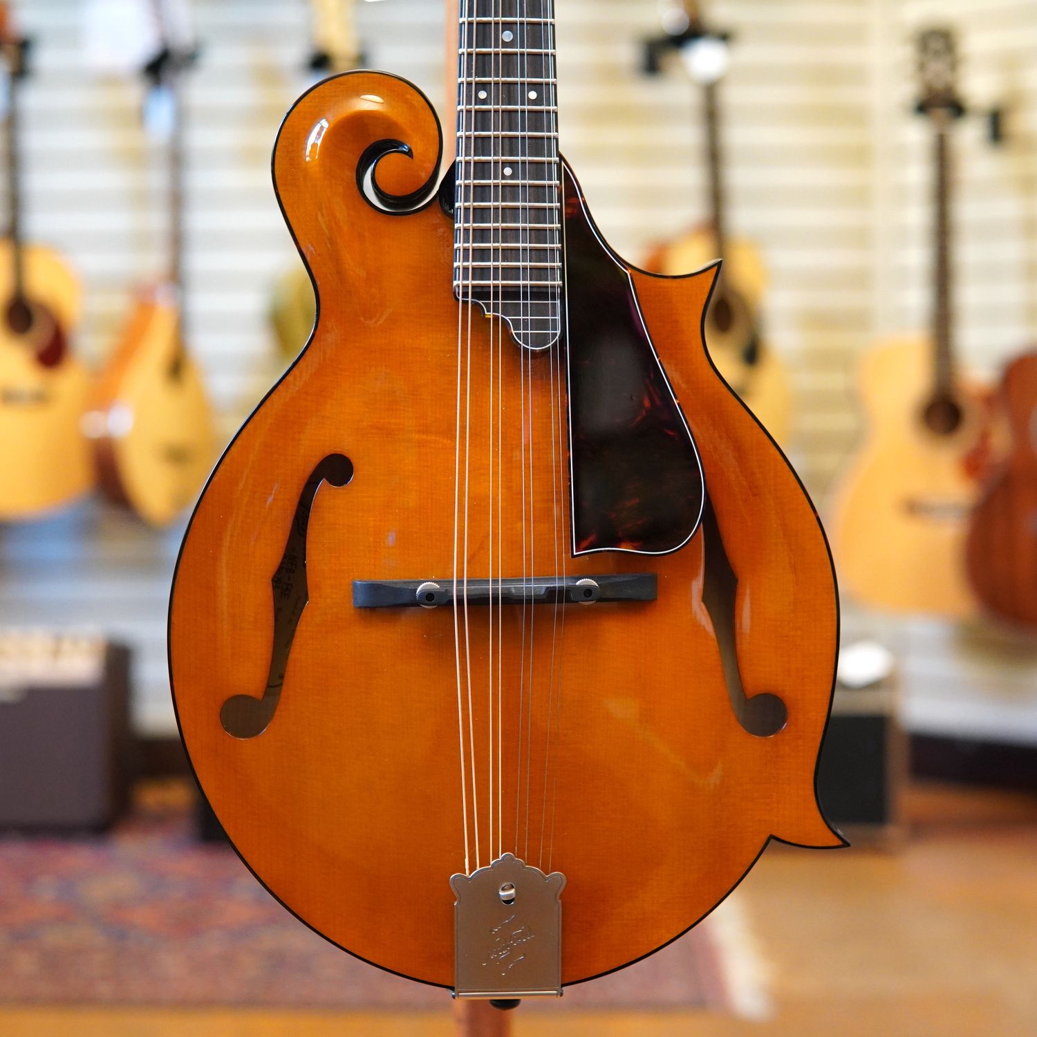 Northfield Big Mon Engelmann Spruce/Figured Maple F-Style Mandolin Amber w/Hard Case
