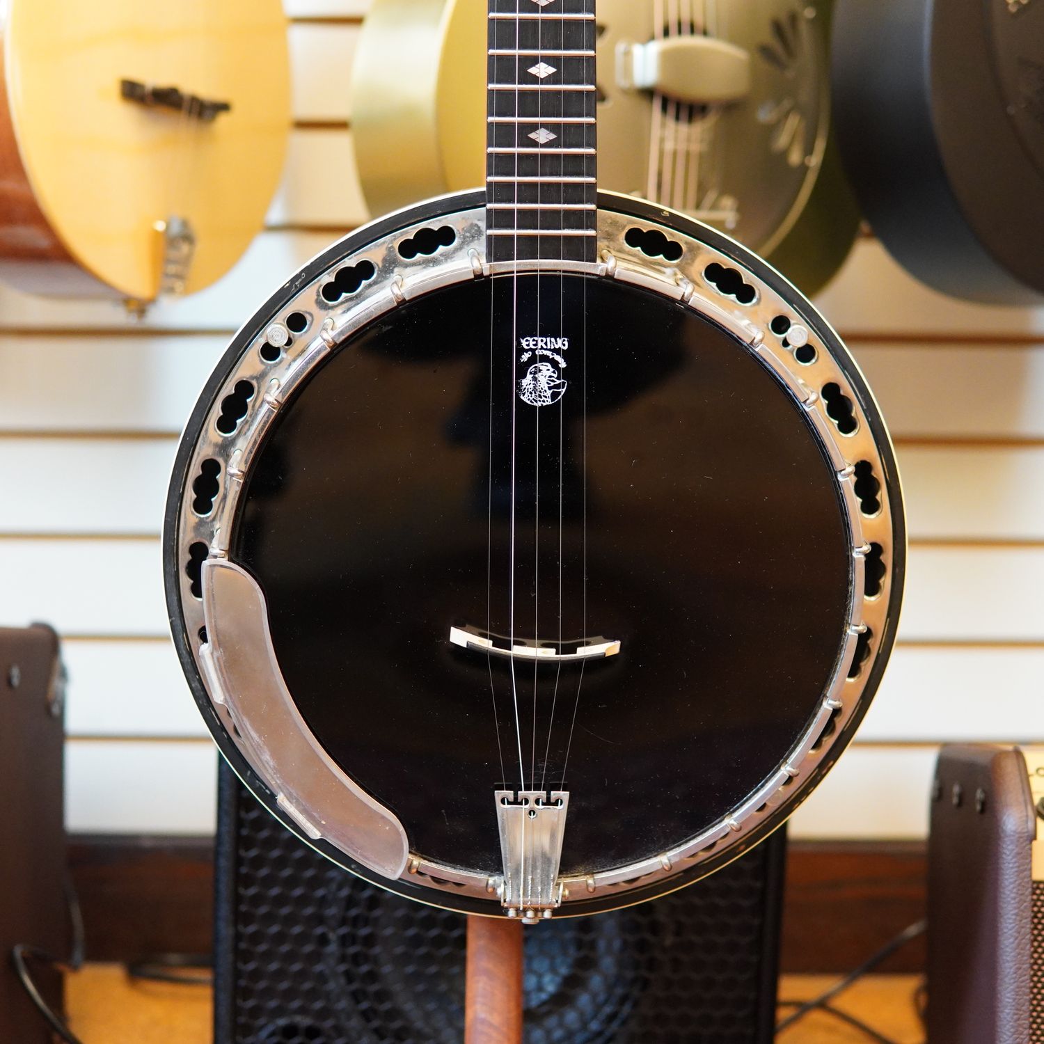 Deering Deluxe Resonator Banjo 1994 w/Hard Case
