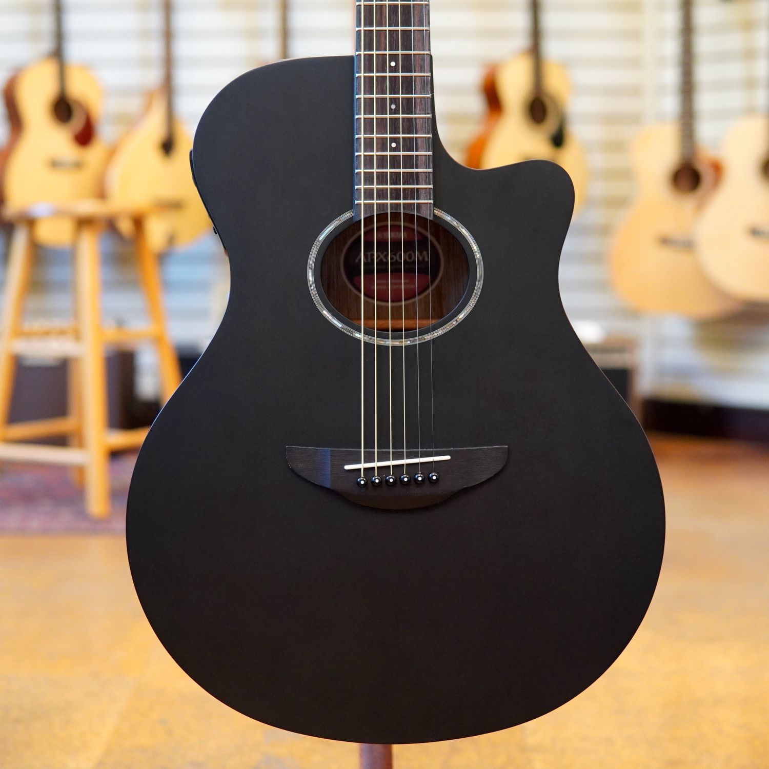 Yamaha APX600M Thinline Cutaway Acoustic-electric Guitar Smoky Black