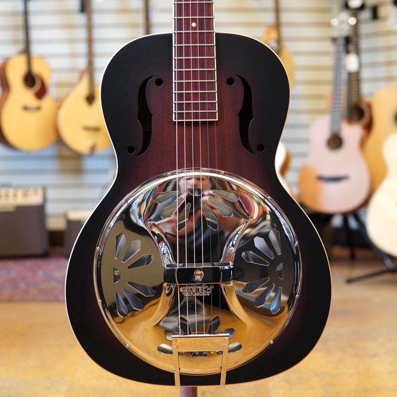 Gretsch G9220 Bobtail Round-neck Mahogany Body Acoustic-Electric Resonator Guitar 2-Color Sunburst