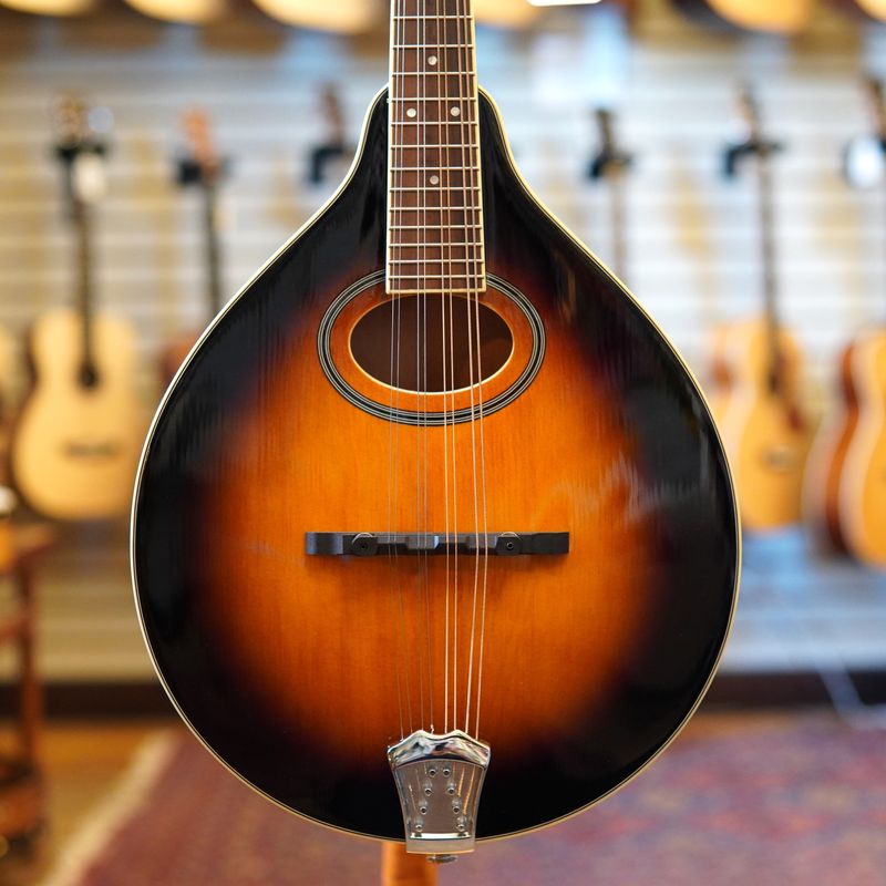 Gold Tone GM-50+ Left-Handed A-Style Mandolin w/Pickup Tobacco Sunburst w/Padded Gig Bag