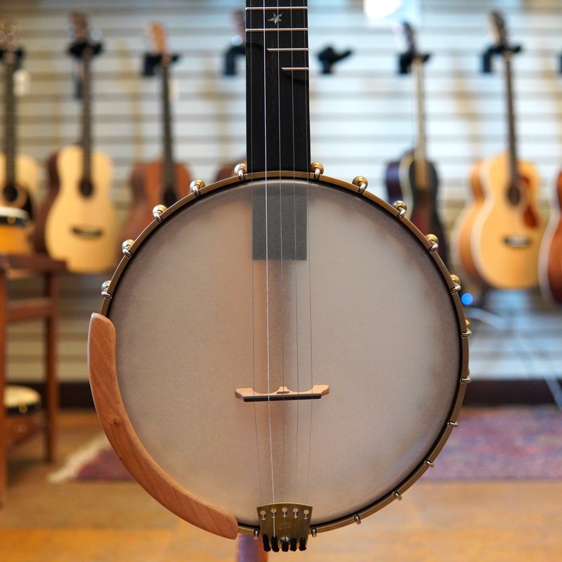 OME USA Jubilee 11&quot; Walnut/Mahogany Open Back Banjo w/Hard Case