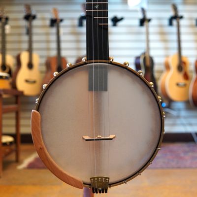 OME USA Jubilee 11&quot; Walnut/Mahogany Open Back Banjo w/Hard Case