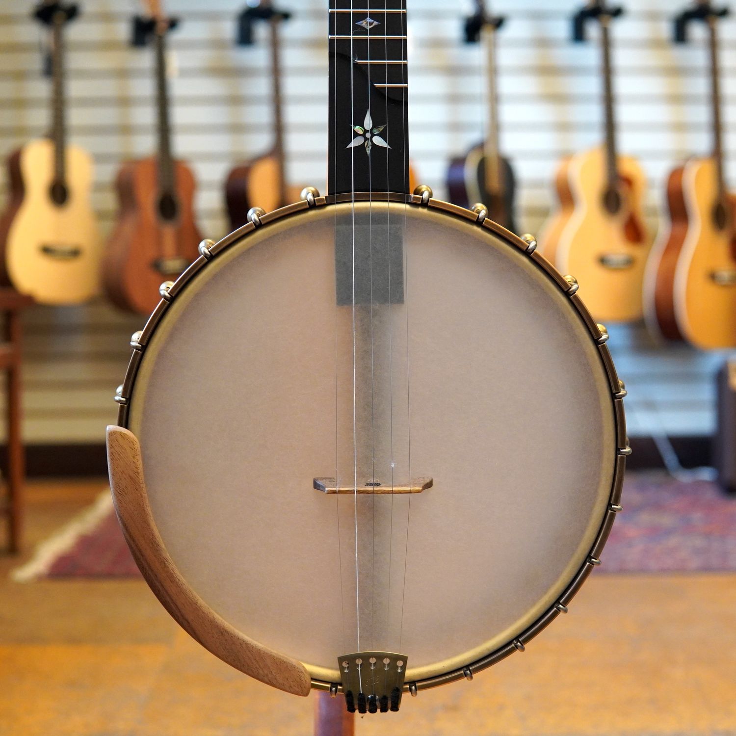 OME USA Juniper 12&quot; Walnut Open Back Banjo w/Hard Case
