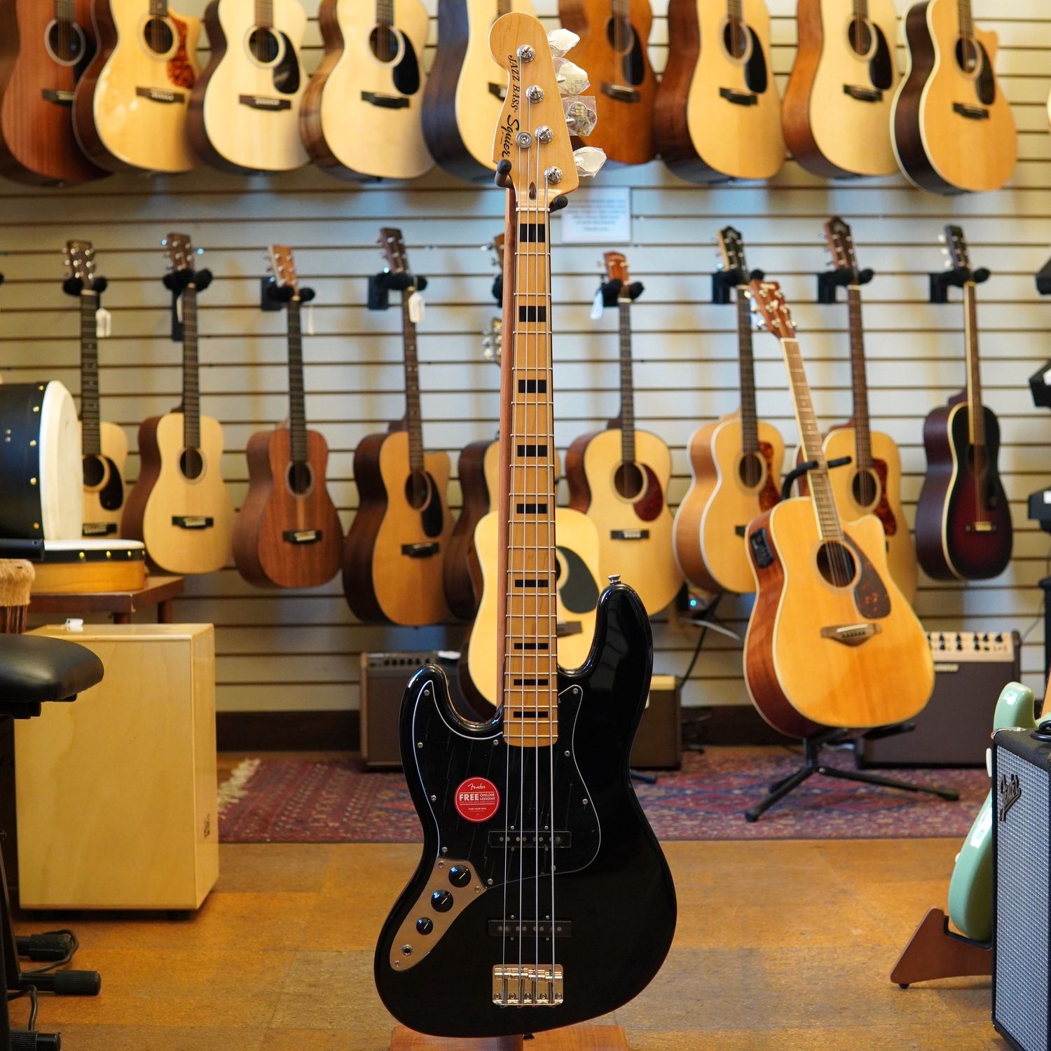 Squier Classic Vibe '70s Jazz Bass, Left-Handed Black