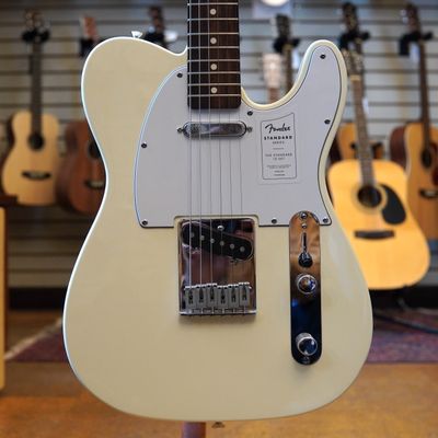 Fender Standard Telecaster 2024 Olympic White w/Floor Model Damage