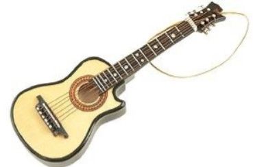 Acoustic Guitar Ornament - Cut Away 5 inch