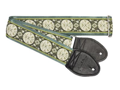 Souldier GS0044 - Medallion Green 2&quot; Guitar Strap