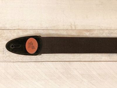 Levys MSSC8 OTS Logo Cotton Strap Black