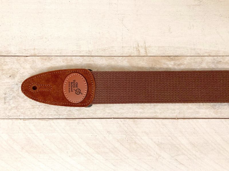 Levys MSSC8 OTS Logo Cotton Strap Brown