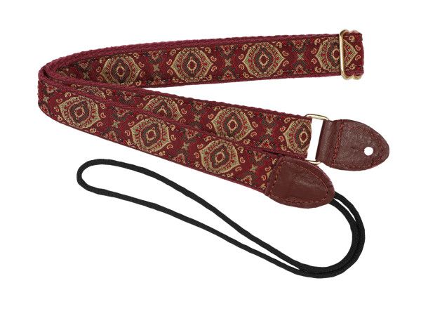 Souldier FMDA0640 - Jaipur Maroon F-Style 1&quot; Mandolin Strap