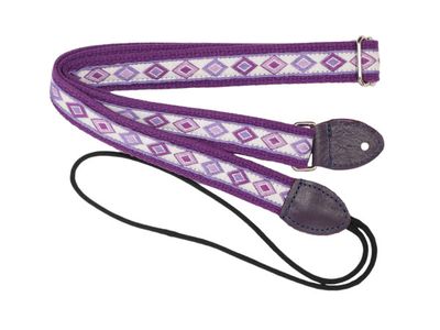 Souldier FMDA0597 - Cottonmouth Purple F-Style 1&quot; Mandolin Strap