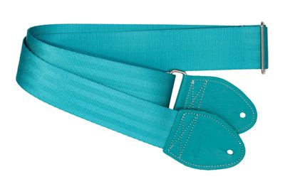 Souldier Teal Plain Seatbelt 2" Guitar Strap