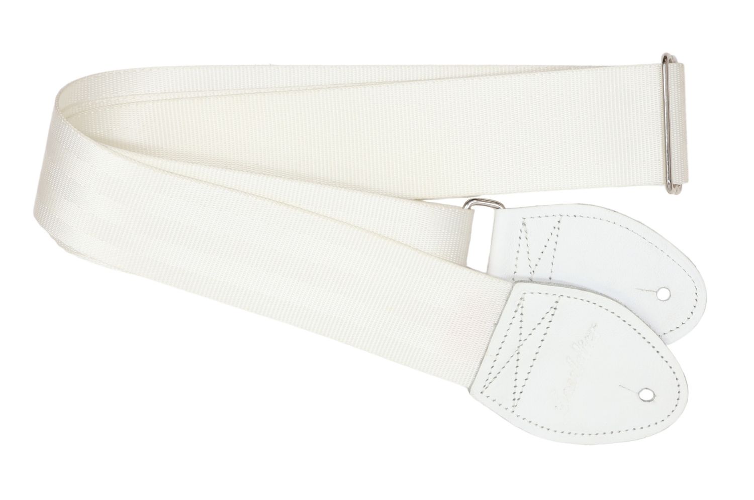 Souldier White Plain Seatbelt 2" Guitar Strap