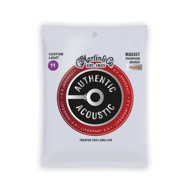 Martin Authentic Acoustic Lifespan Strings 11-52 - 92/8 Phosphor Bronze