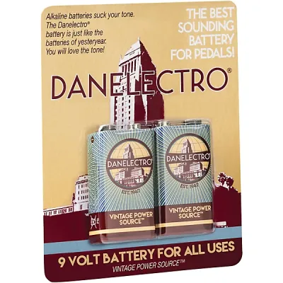 Danelectro 9V Battery 2-Pack