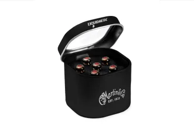 LUXE BY MARTIN Bridge Pins Gold with Red