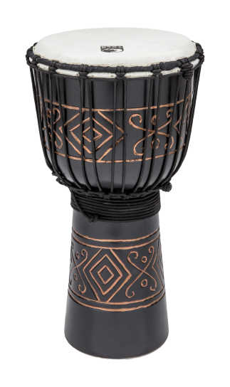 Toca Street Series Black Onyx Djembe Medium