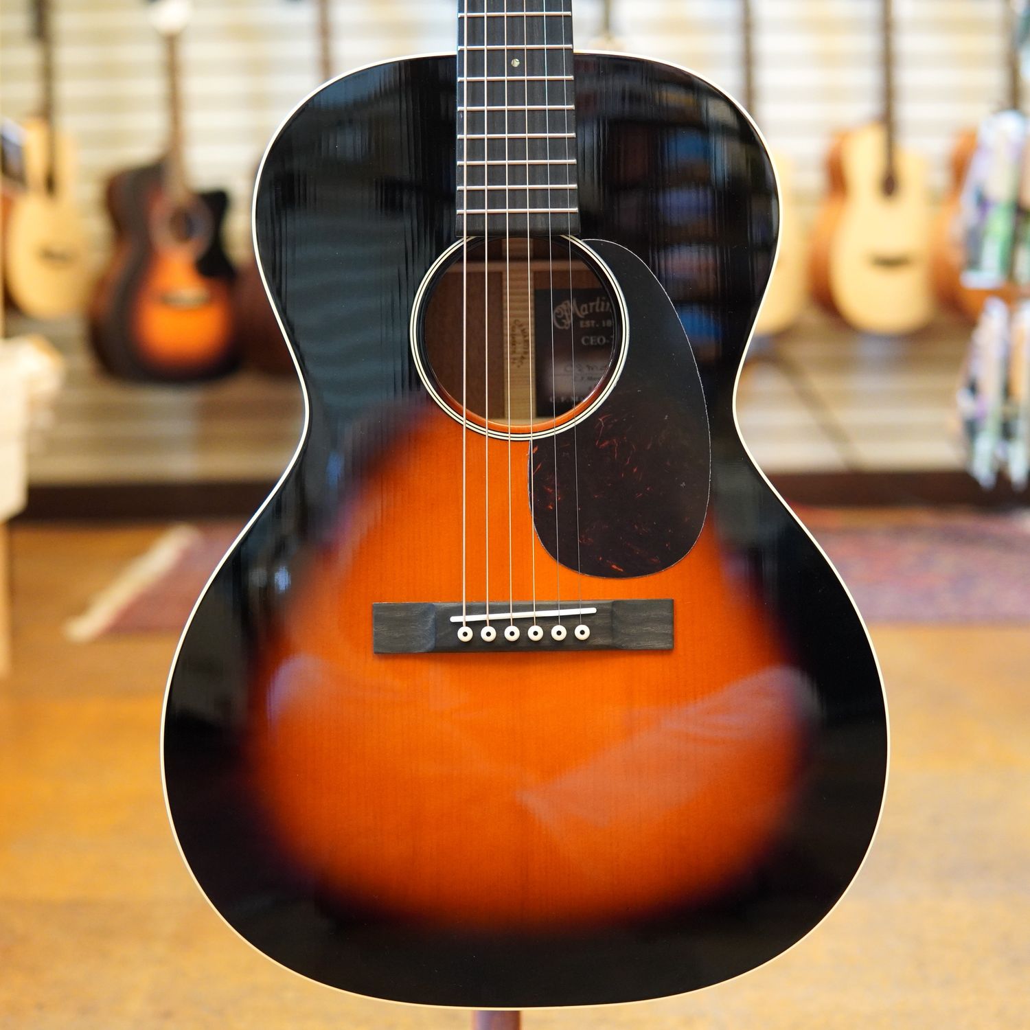 Martin CEO-7 Adirondack Spruce/Mahogany Acoustic Guitar Autumn Sunset Burst w/Hard Case