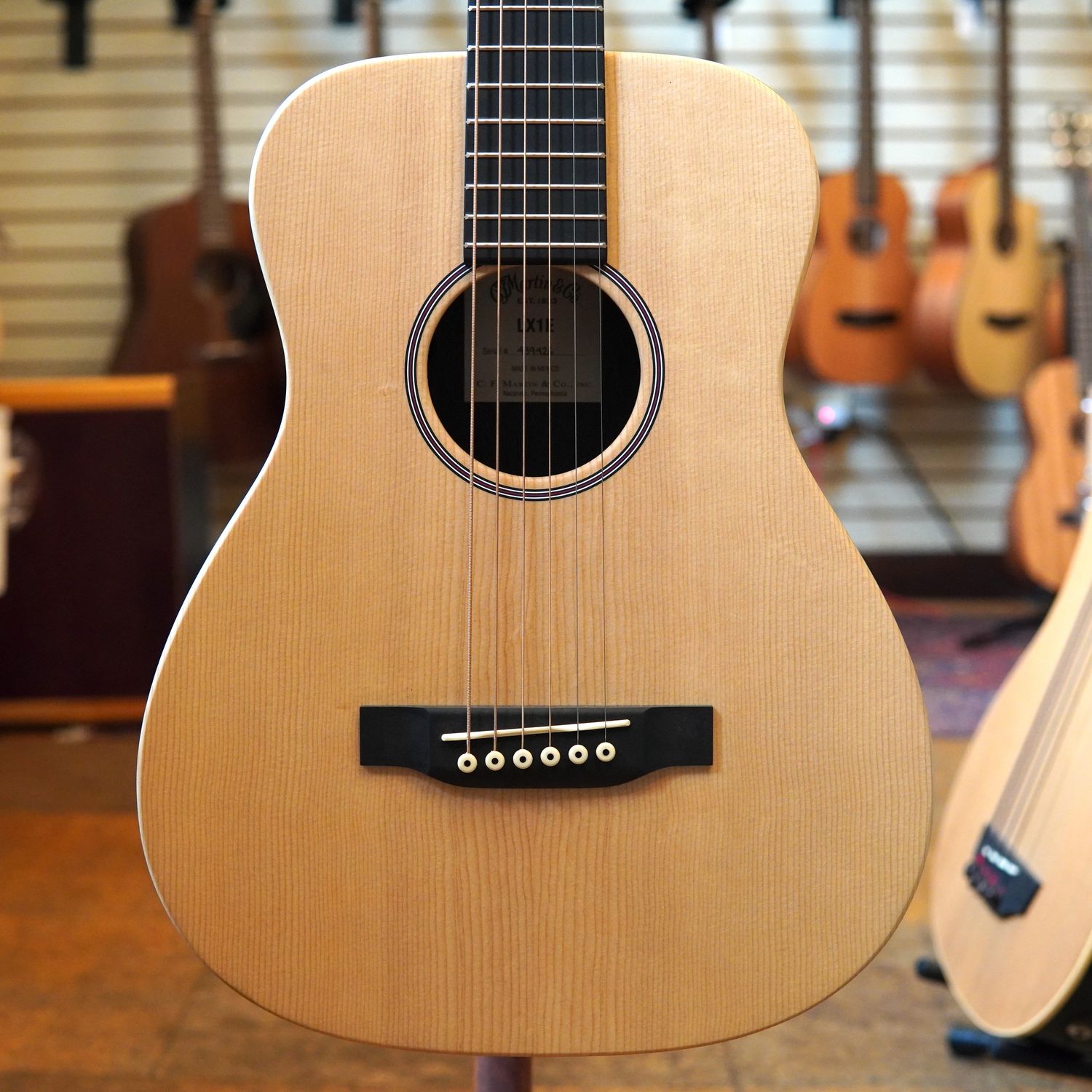 Martin LX1E Little Martin Solid Top Acoustic-Electric w/Padded Gig Bag