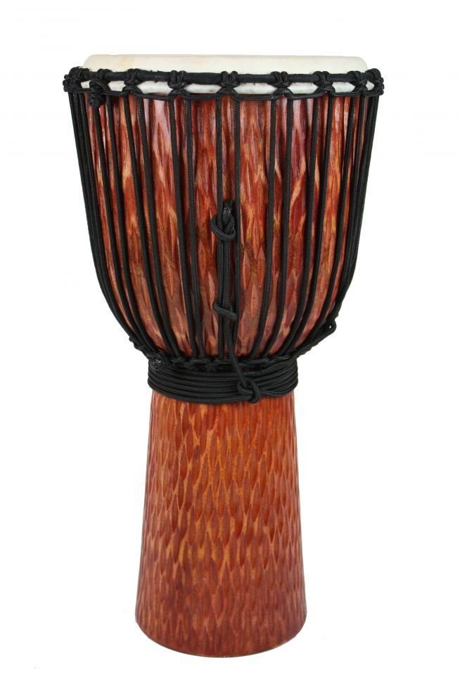 Toca Street Djembe Cherry Stain 12 inch