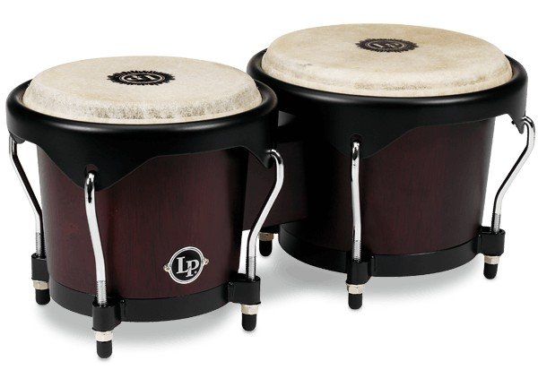 LP City Series Wood Bongos - Dark Wood