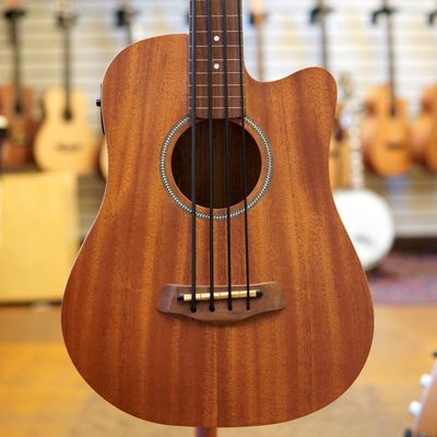 Gold Tone M-BassFL 23" Scale Fretless Acoustic-Electric MicroBass w/Padded Gig Bag