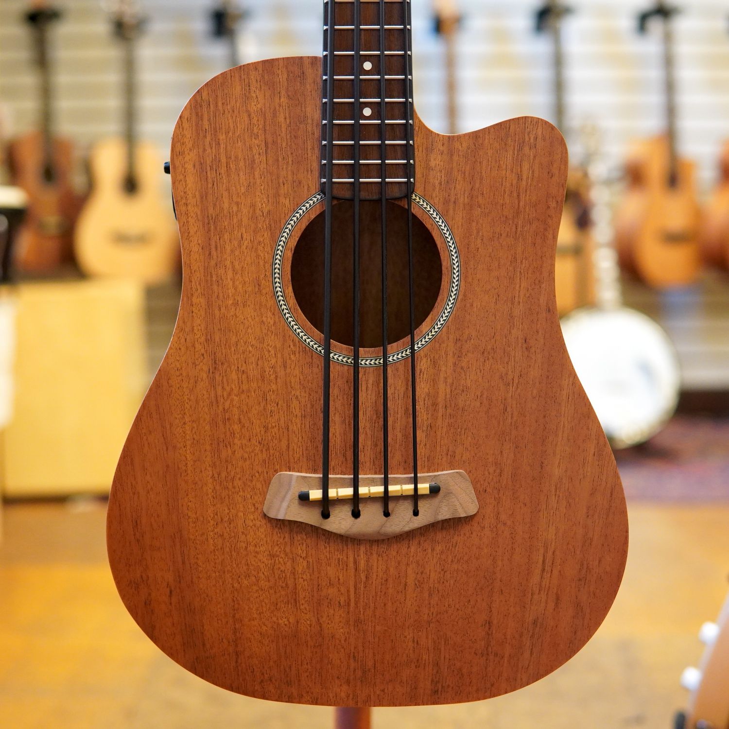 Gold Tone M-Bass 23" Scale Acoustic-Electric MicroBass w/Padded Gig Bag