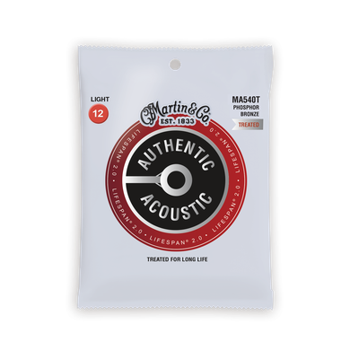 Martin Authentic Acoustic Lifespan Strings 12-54 - 92/8 Phosphor Bronze