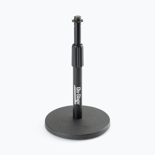 On Stage Stands Adjustable Height Desktop Stand Black